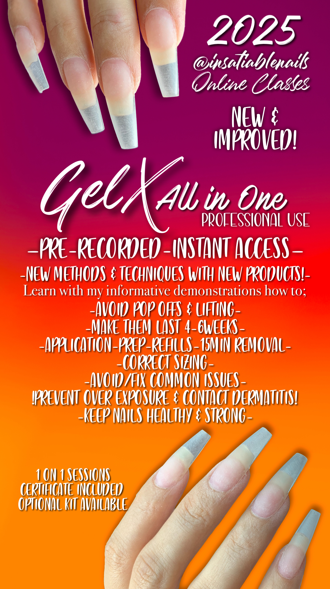 GelX All in One Class- Pre Recorded (Virtual)