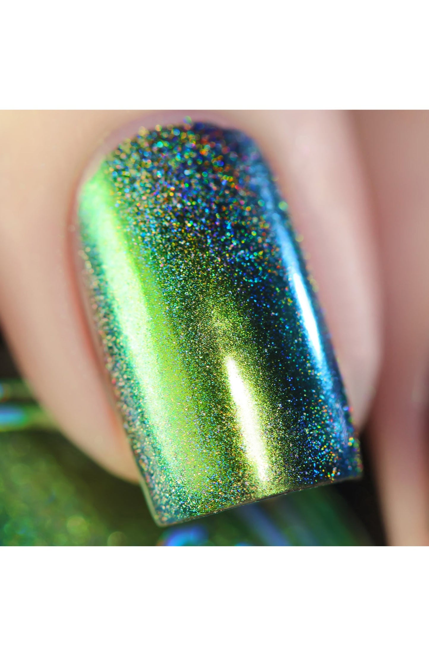 Chameleon Holographic Nail Powder: Emerald Isle