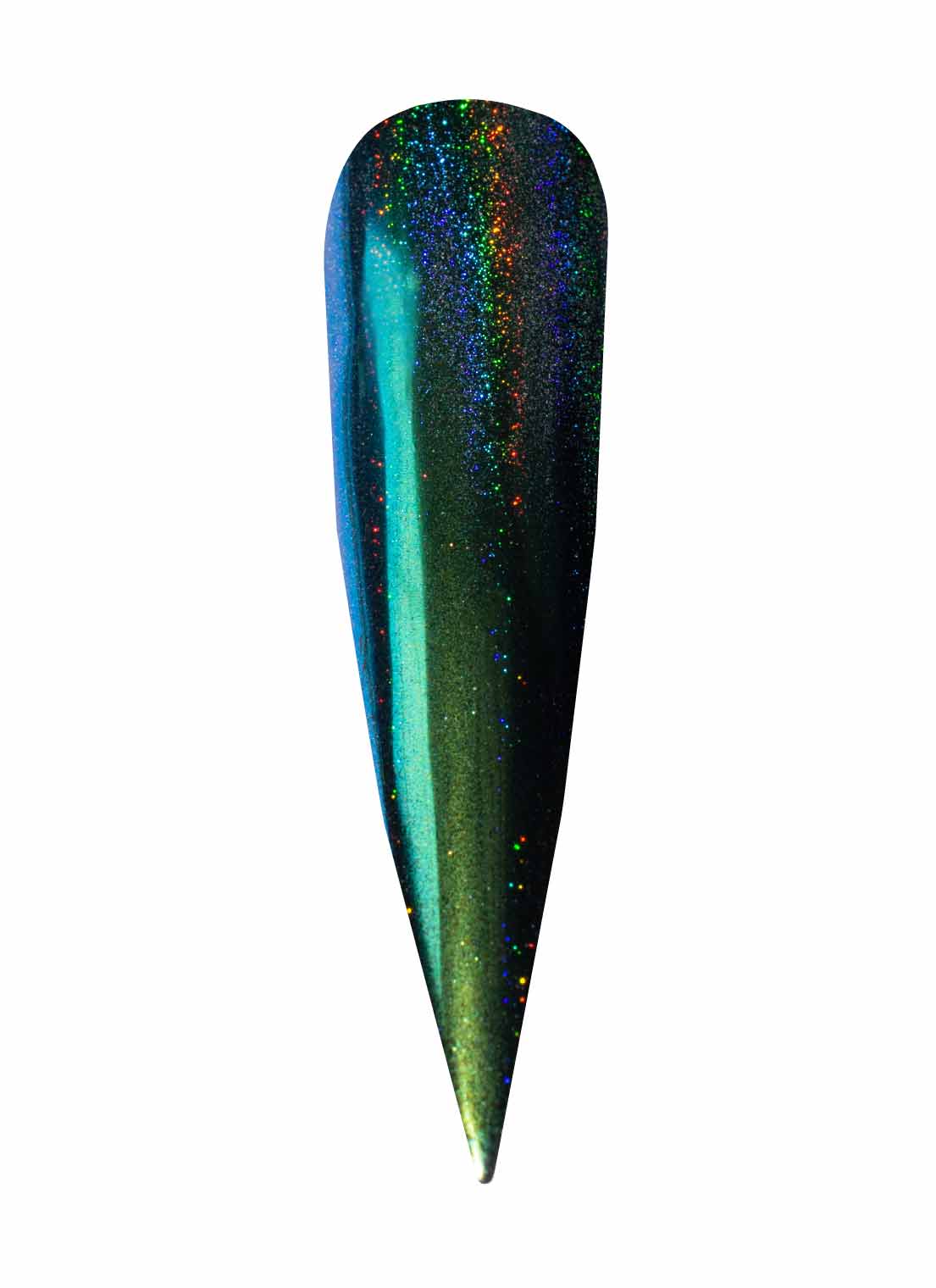 Chameleon Holographic Nail Powder: Emerald Isle
