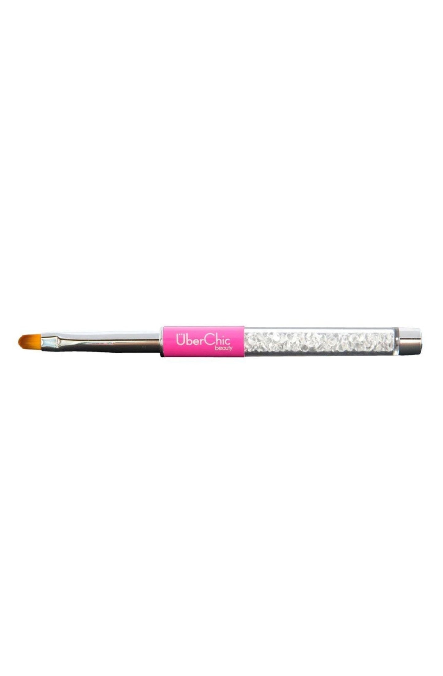 Oval Gel Clean Up Brush - Pink