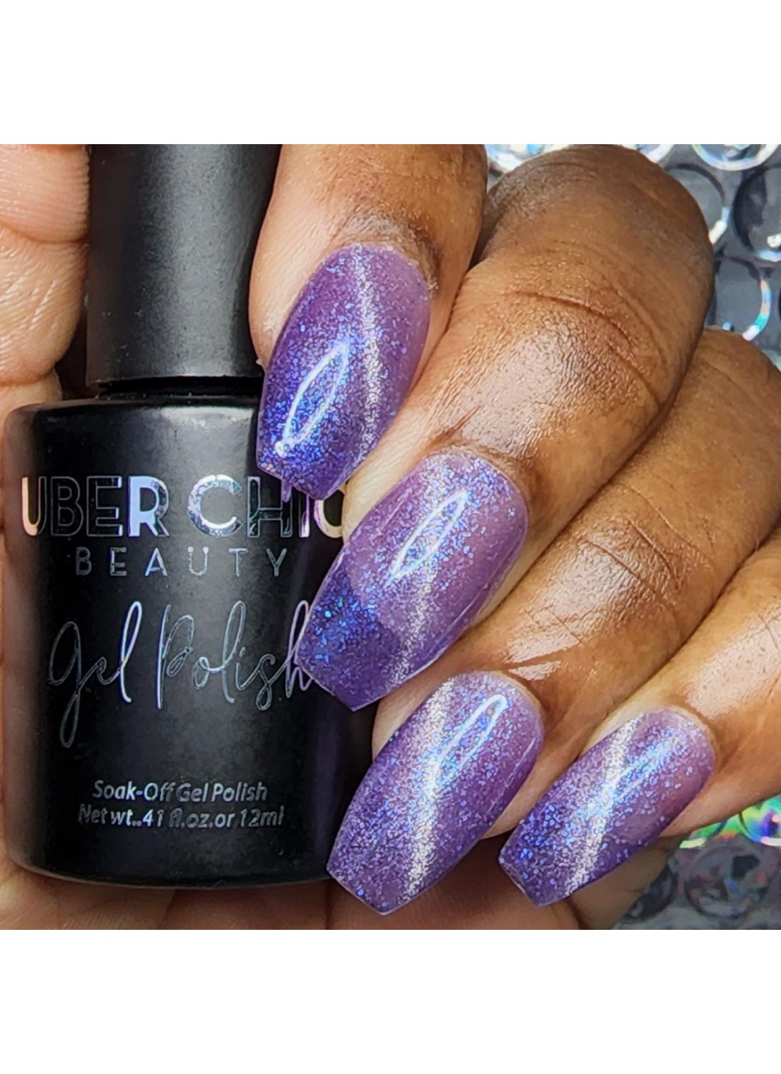 Galactic Night - Cats Eye Iridescent Gel Polish