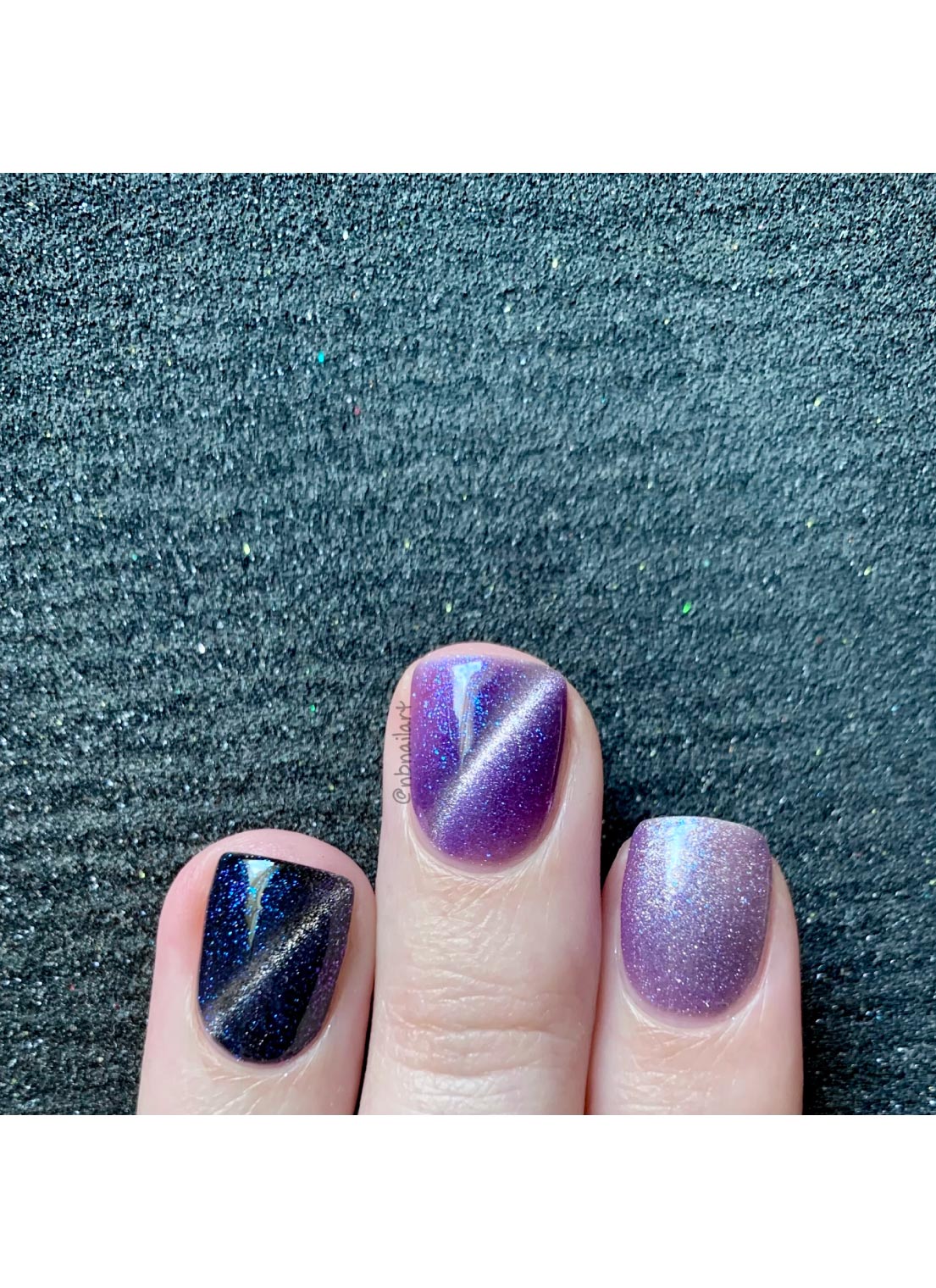 Galactic Night - Cats Eye Iridescent Gel Polish