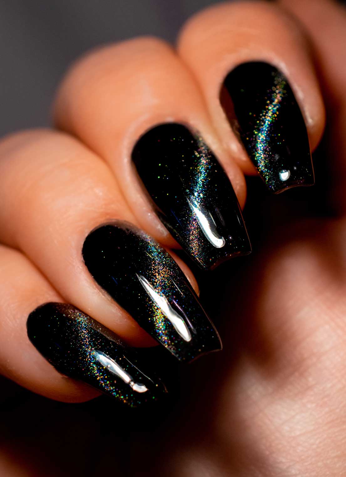 Chasing Lightning - Holo Cats Eye Gel Polish