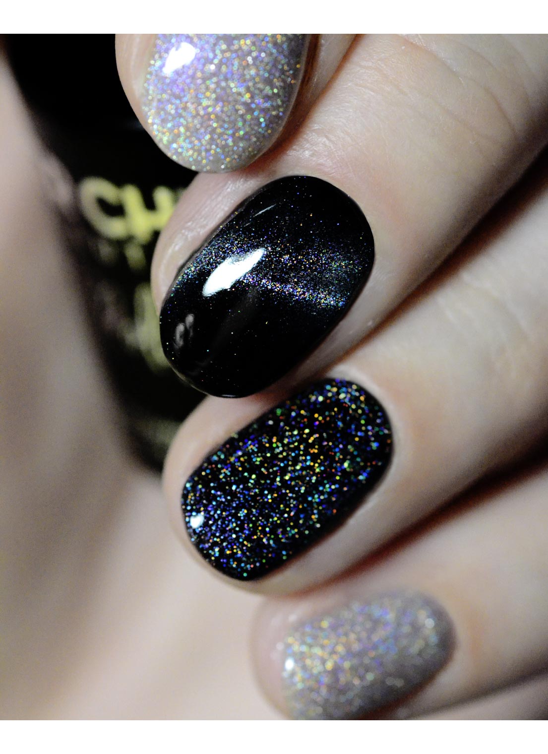 Chasing Lightning - Holo Cats Eye Gel Polish