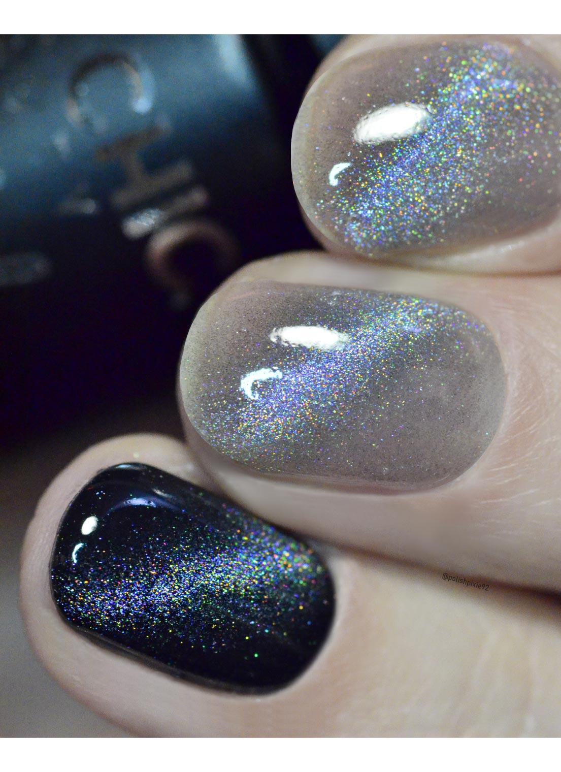 Chasing Lightning - Holo Cats Eye Gel Polish