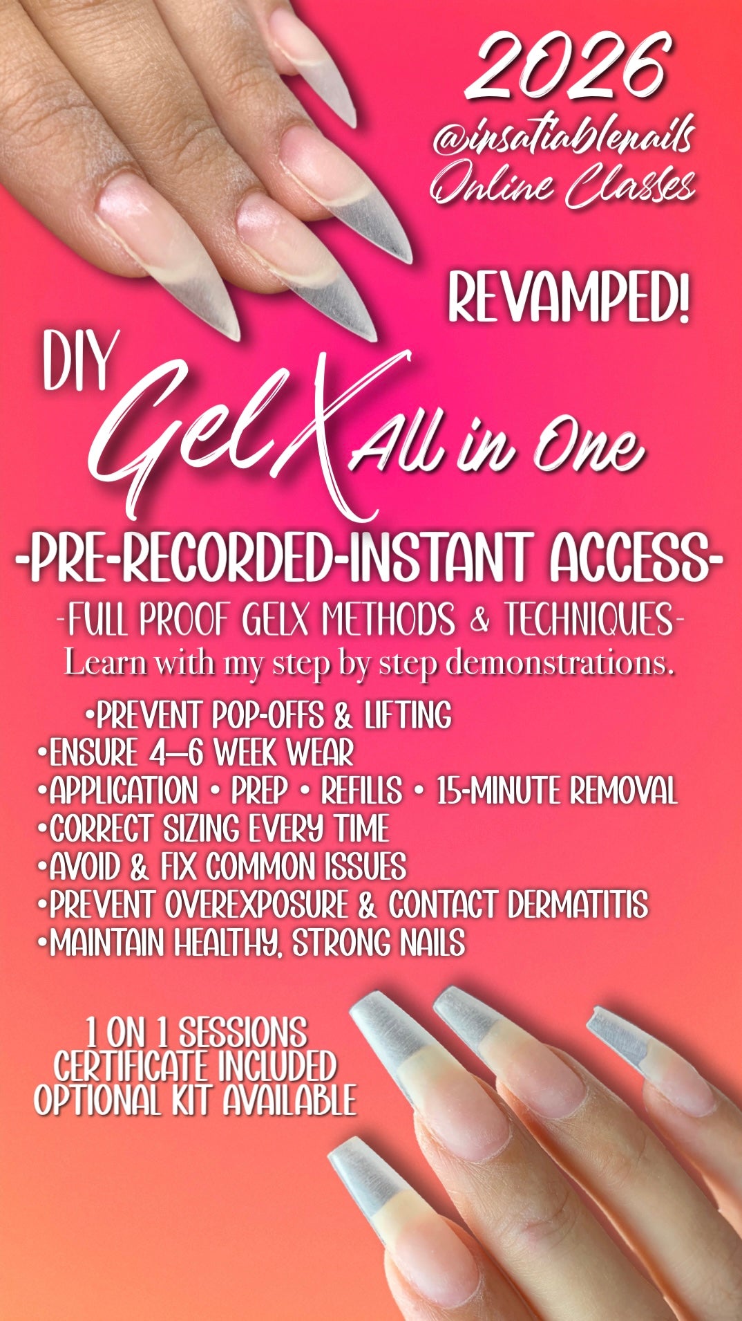 DIY GelX All in One Class- Pre Recorded (Virtual)