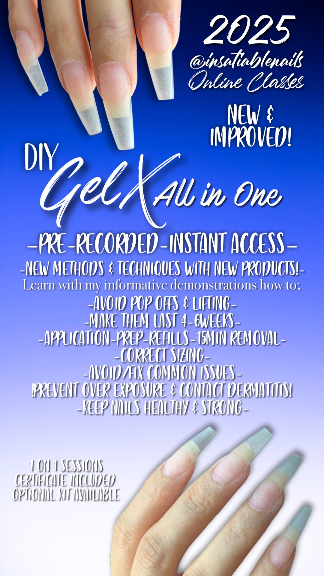 Black Friday Deal! DIY GelX All in One Class- Pre Recorded (Virtual)