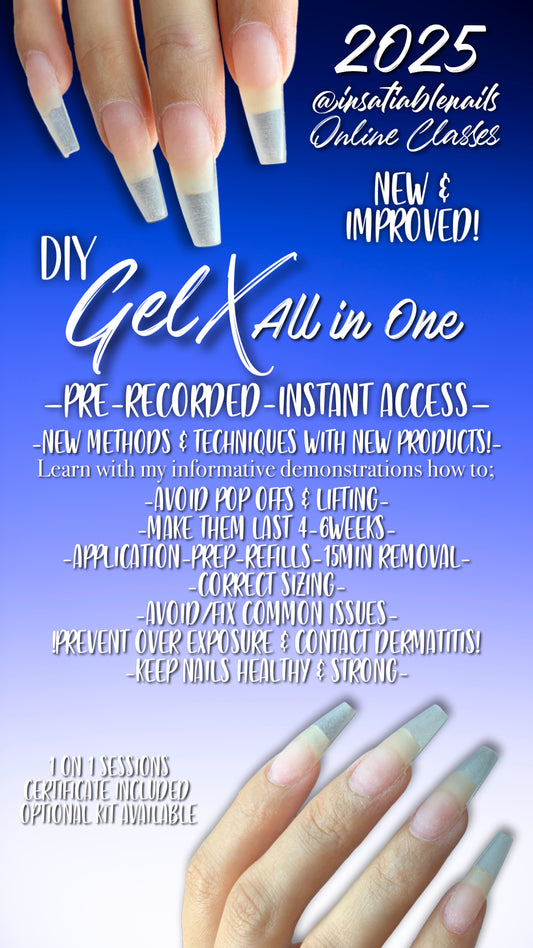 Black Friday Deal! DIY GelX All in One Class- Pre Recorded (Virtual)