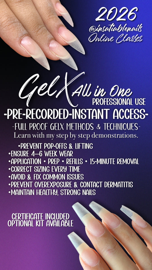 PRO-GelX All in One Class- Pre Recorded (Virtual)