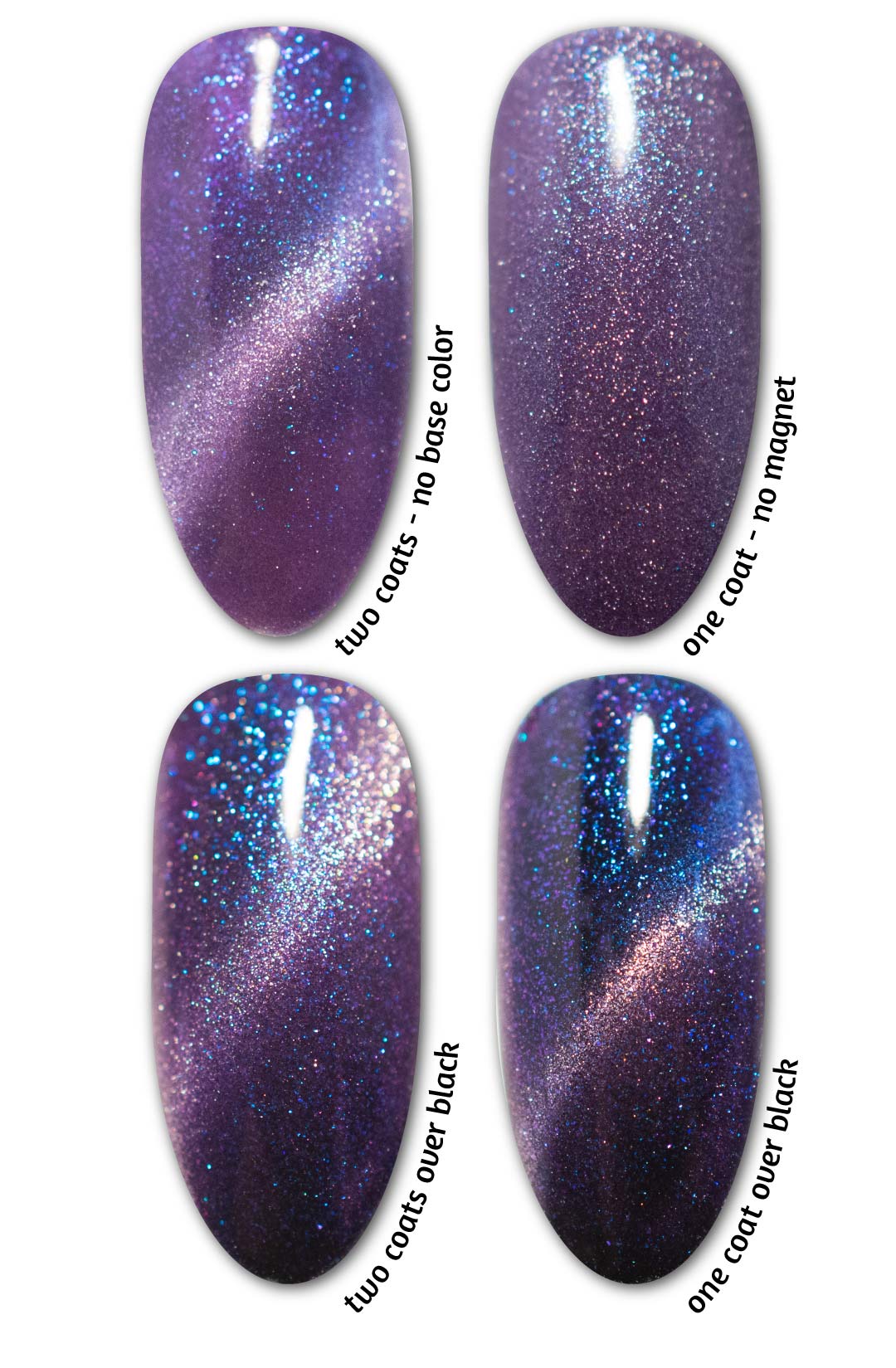 Galactic Night - Cats Eye Iridescent Gel Polish