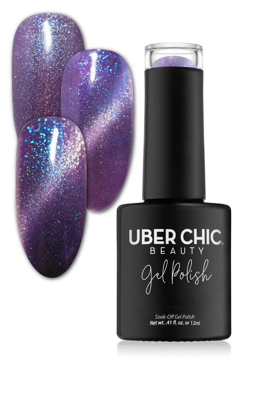 Galactic Night - Cats Eye Iridescent Gel Polish