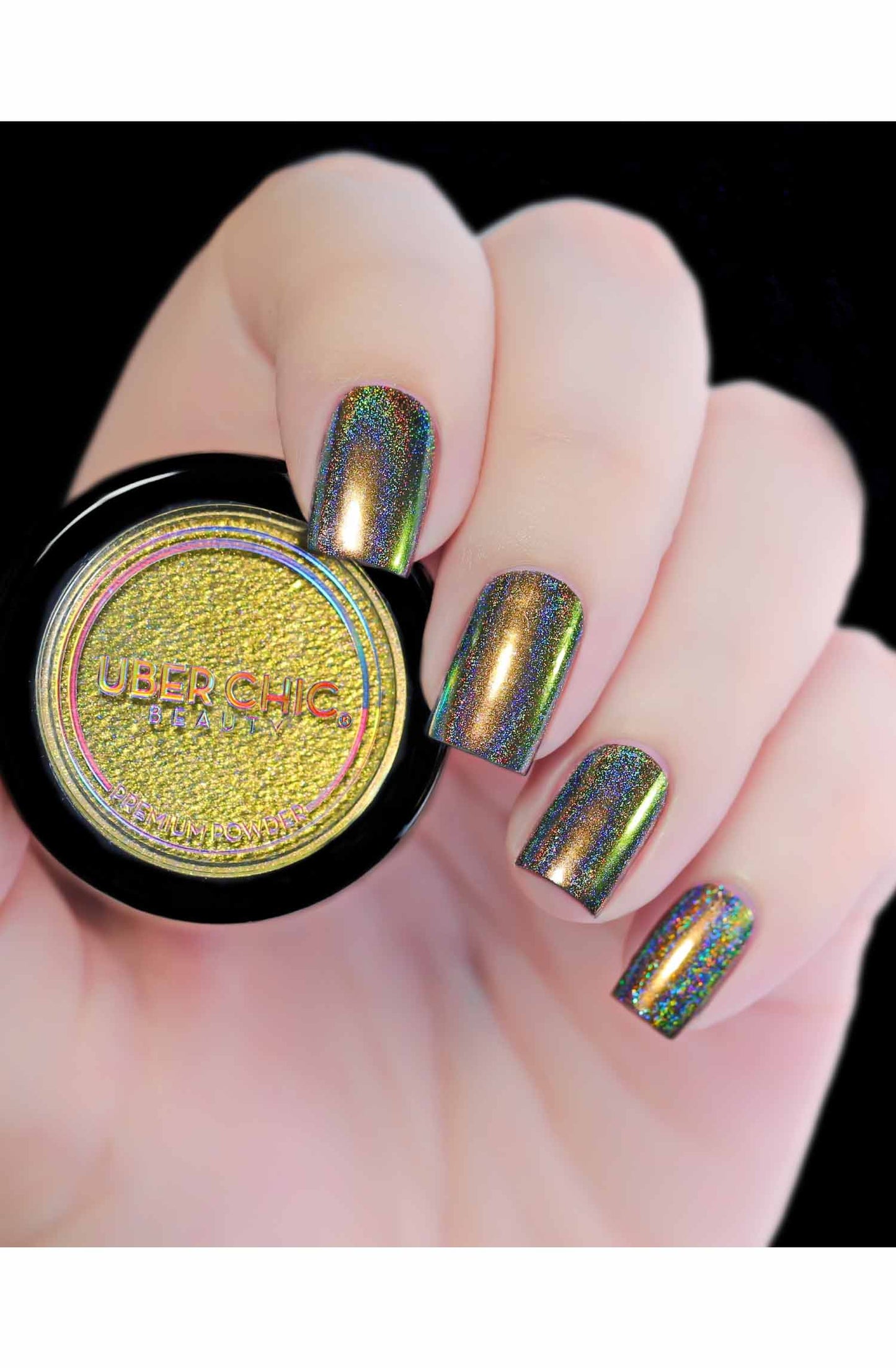 Chameleon Holographic Nail Powder: Amazon Princess