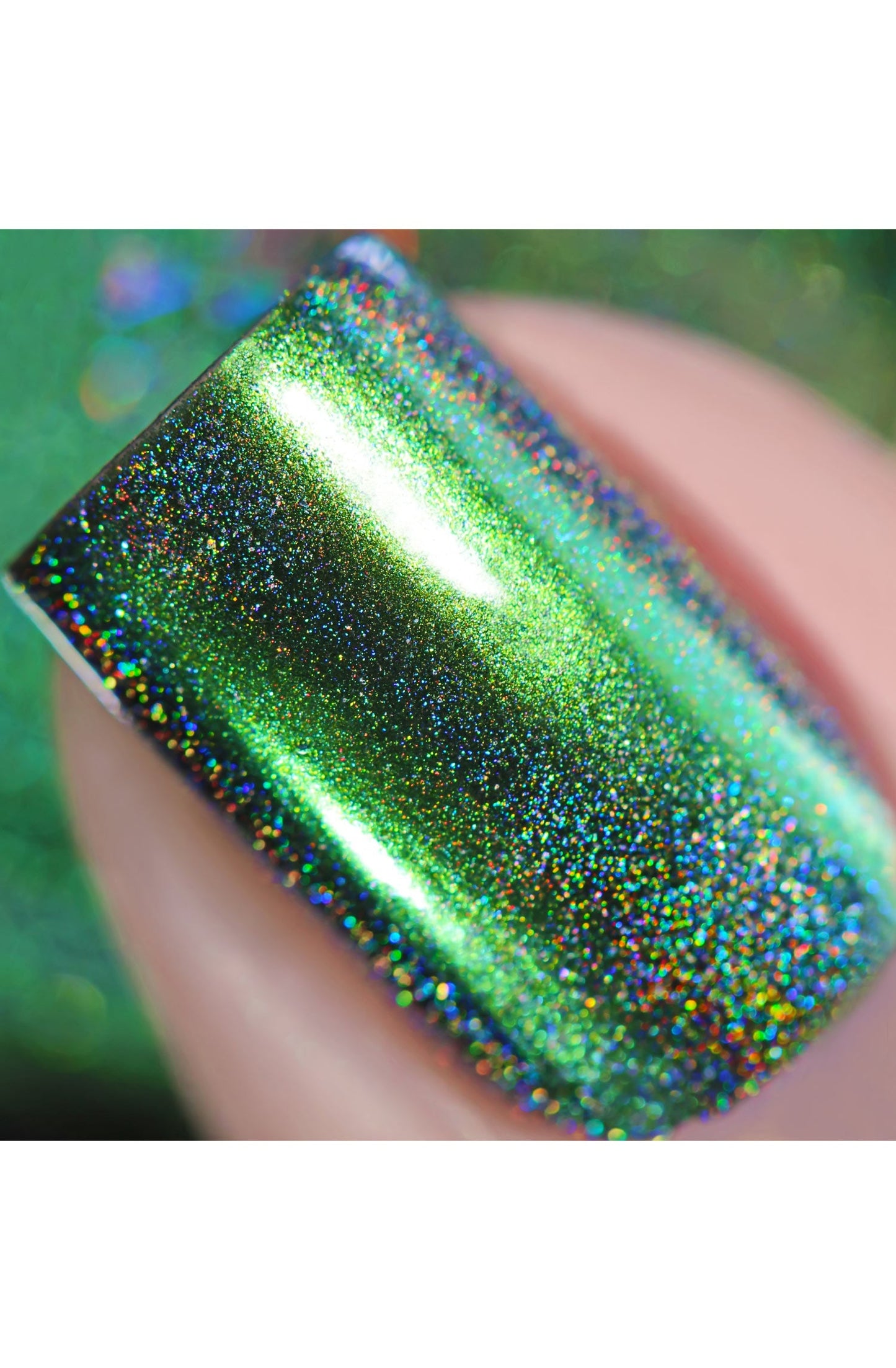 Chameleon Holographic Nail Powder: Emerald Isle