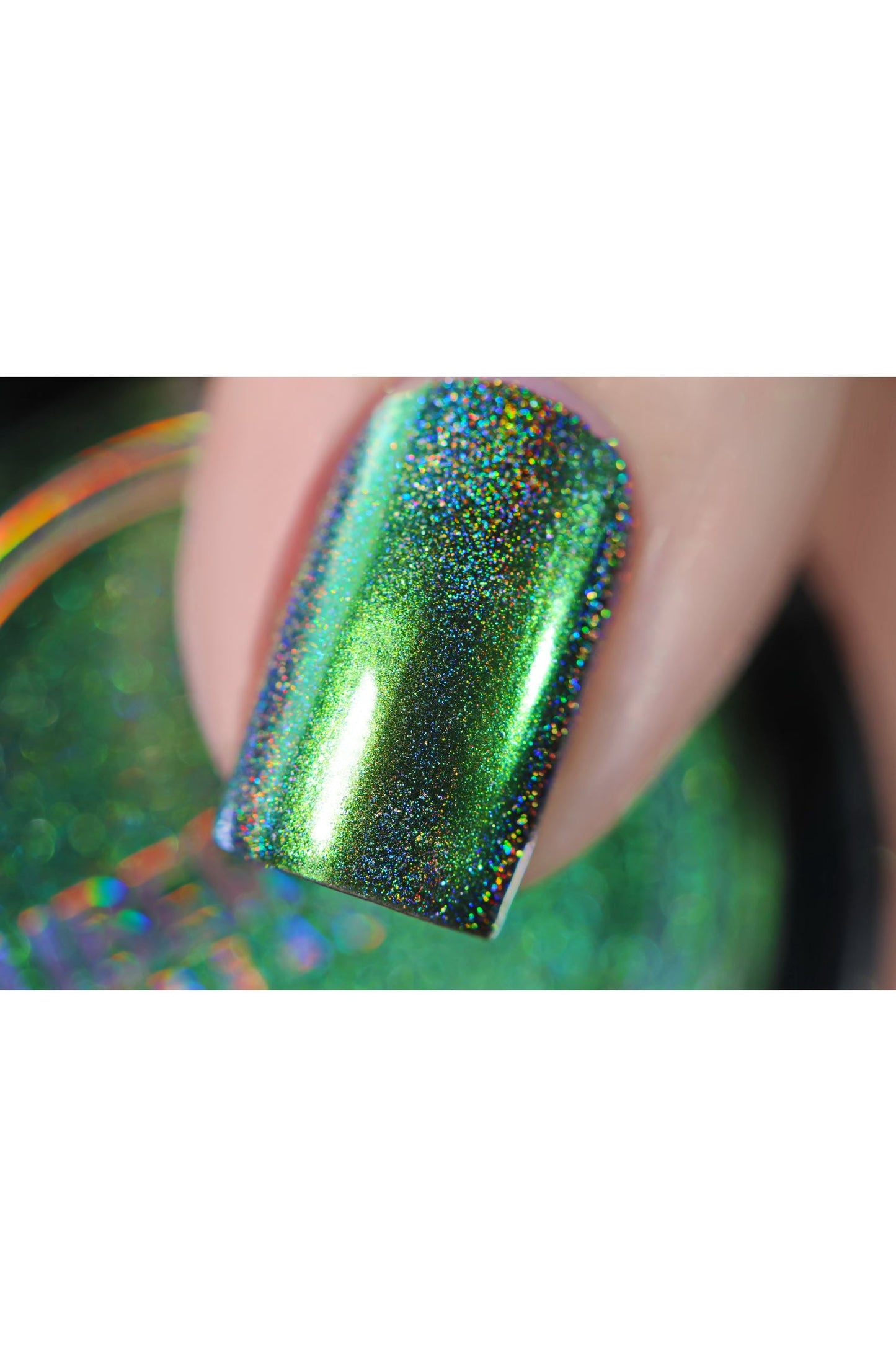 Chameleon Holographic Nail Powder: Emerald Isle