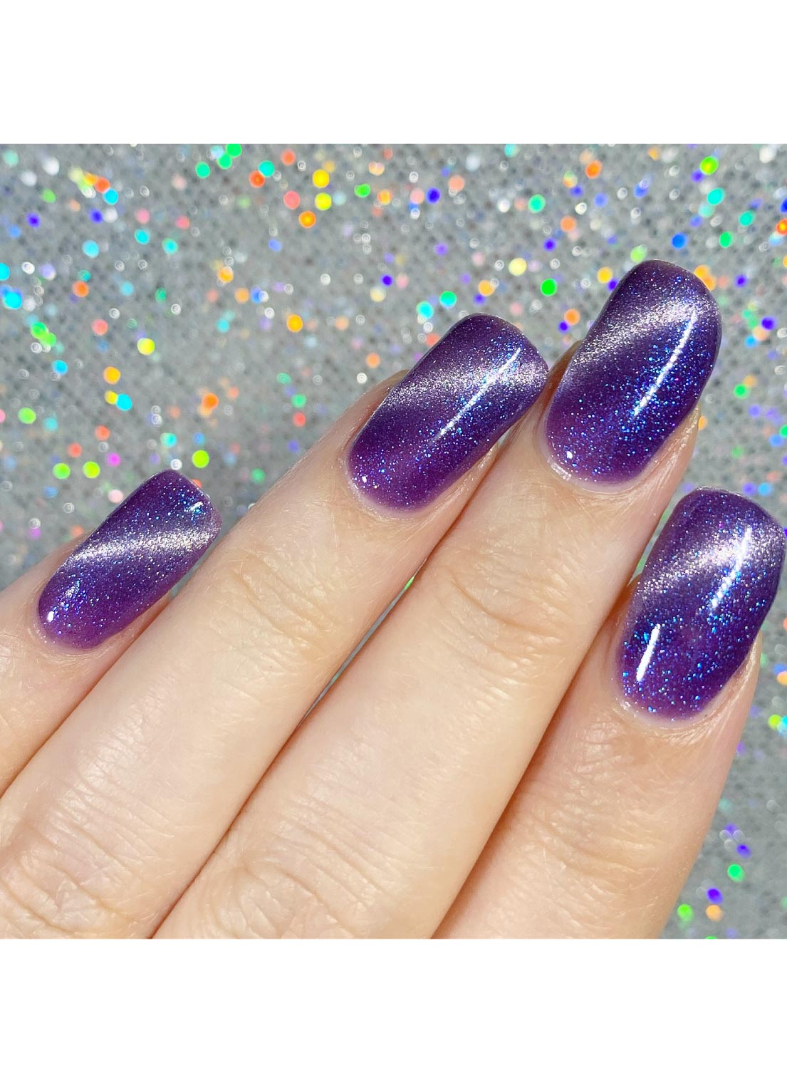 Galactic Night - Cats Eye Iridescent Gel Polish