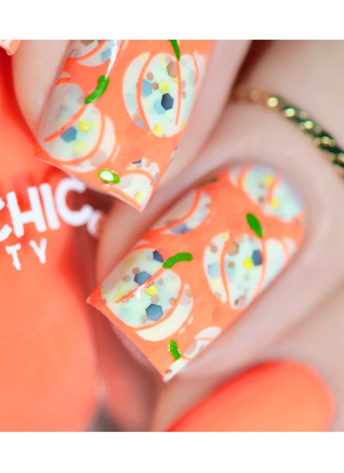 Electric Pumpkin - Stamping Polish