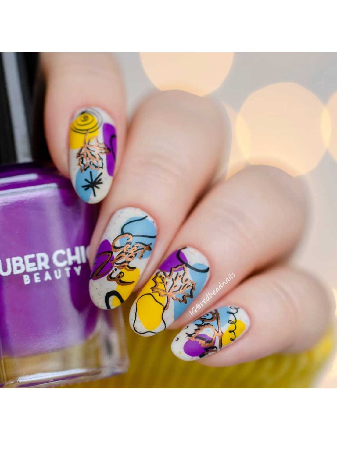 Partly Cloudy with a Chance of Glam - Stamping Polish