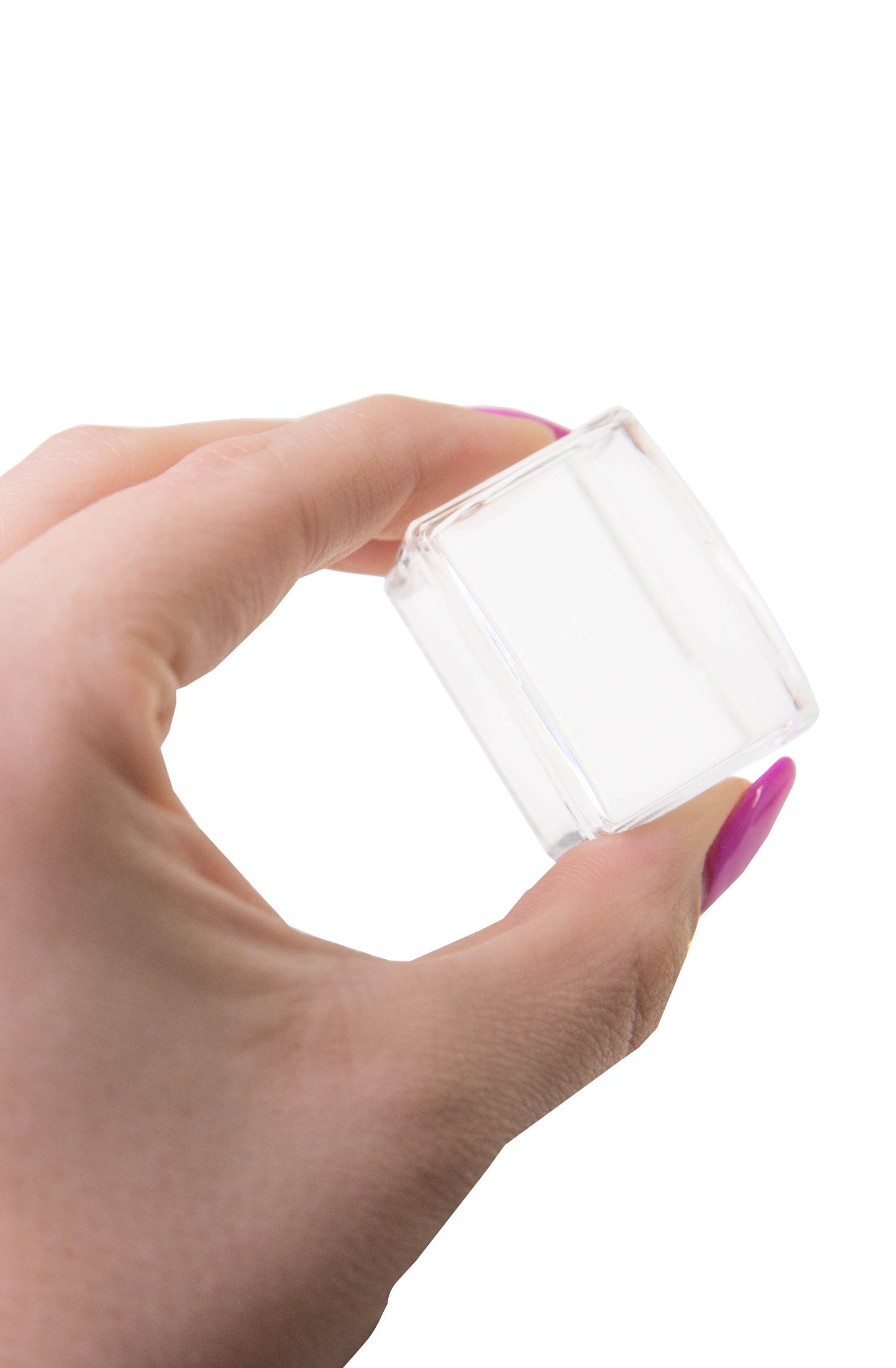 The Cube: XL Clear Short Rectangular Stamper