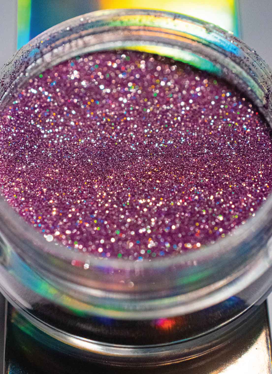 Set of 9 Reflective Holo Glitters