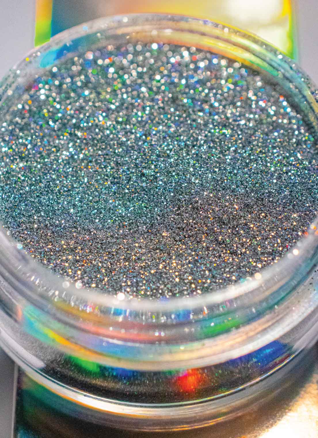 Set of 9 Reflective Holo Glitters