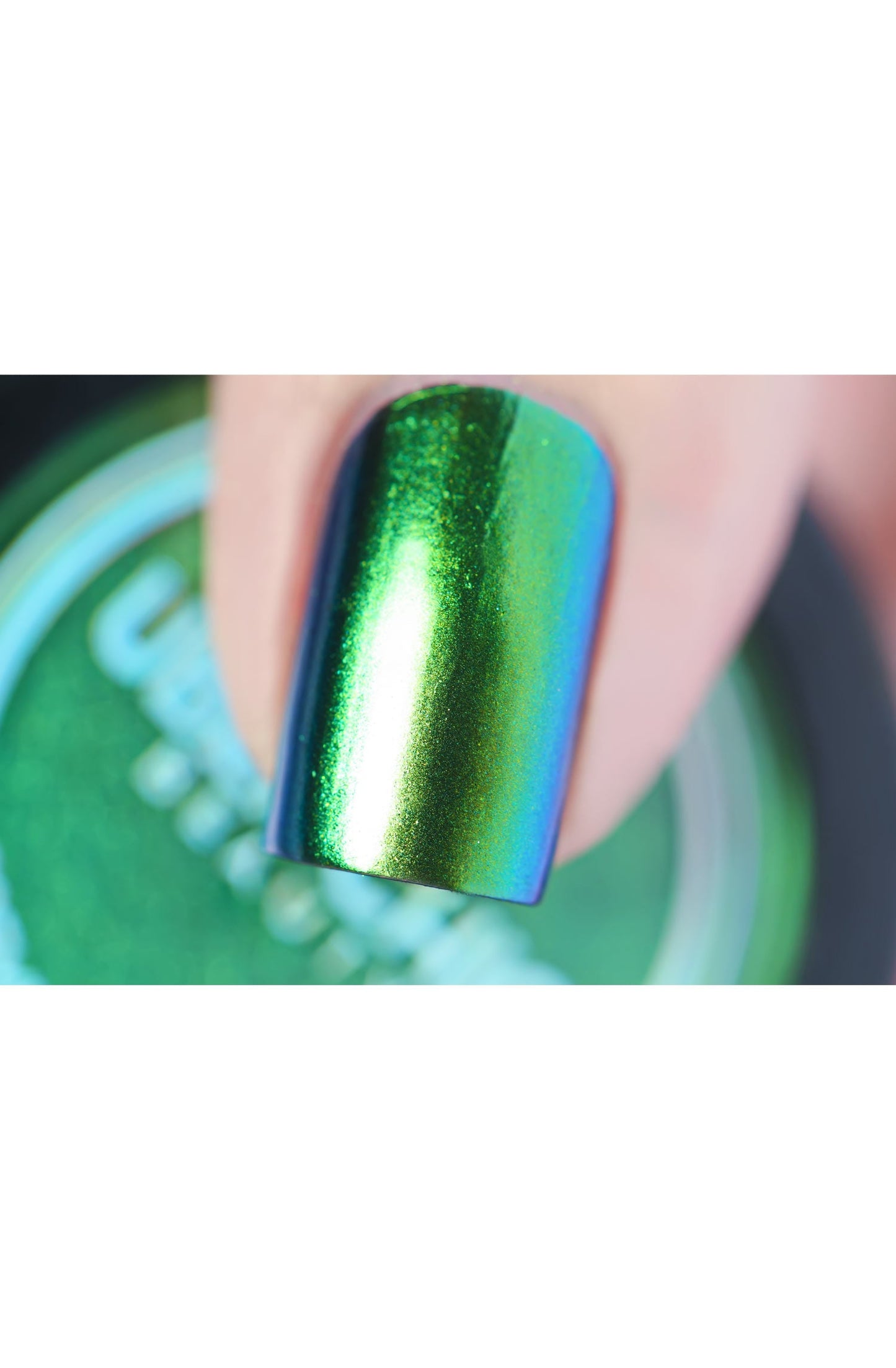 Chameleon Nail Powder: Emerald Isle